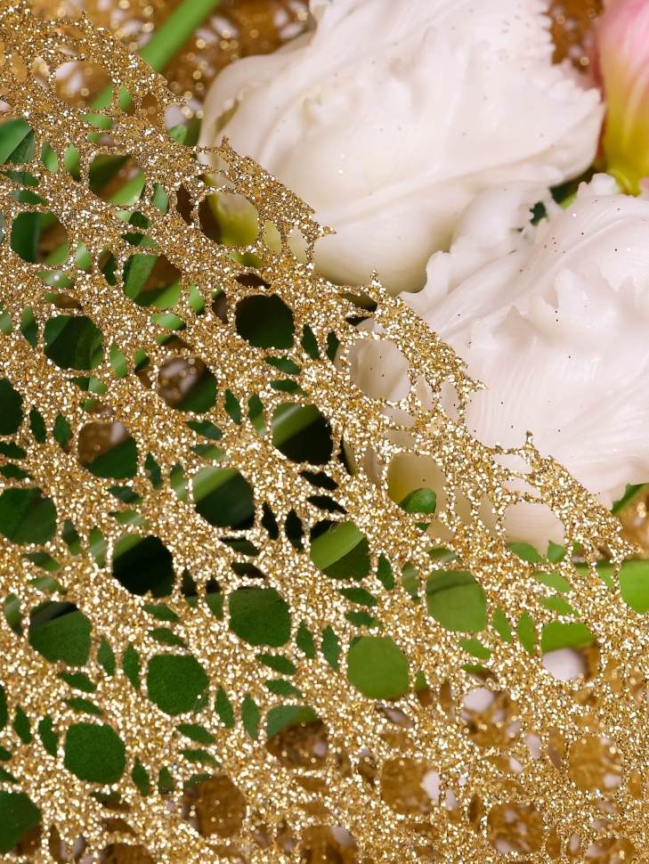 Сетка Ажурный мир 48 х 5ярд золото