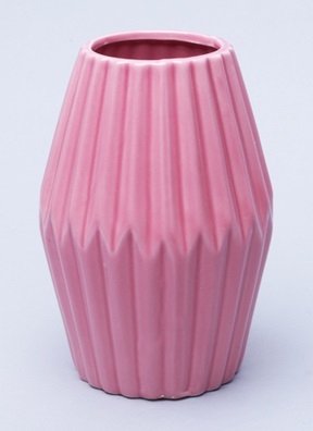 Кашпо керамика 17х7см 164-2 розовый