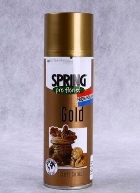 Спрей Краска SPR 300мл PRO Florist золото Спрей Краска SPR 300мл PRO Florist золото