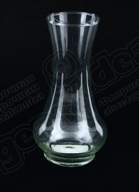 Ваза стекло 1545 Ушнянка D10,3x19см Ваза стекло 1545 Ушнянка D10,3x19см
