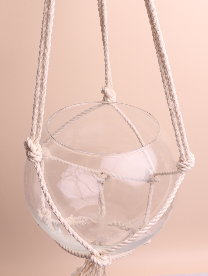 Ваза стекло Шаровая №2070-В 5л, D22,7x19,2см  в сетке