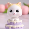 Фигурка Котенок 5х5х8,5см 7017-1 фиолетовый Фигурка Котенок 5х5х8,5см 7017-1 фиолетовый