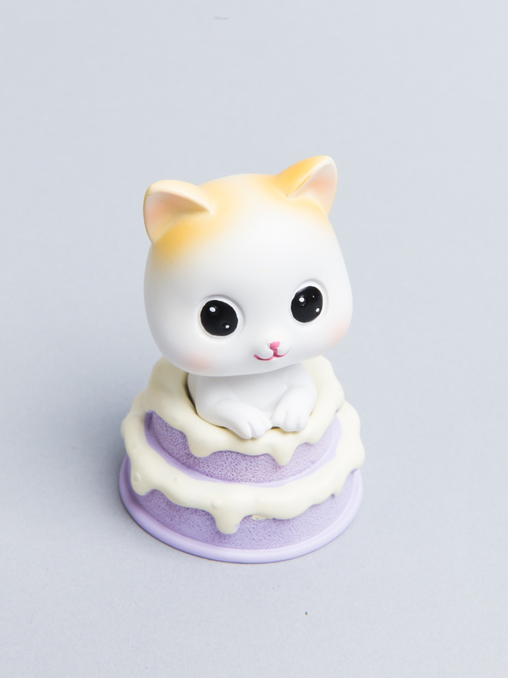 Фигурка Котенок 5х5х8,5см 7017-1 фиолетовый