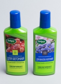 Удобрение 250мл Добрая Сила для бегоний, пеларгоний, хризантем