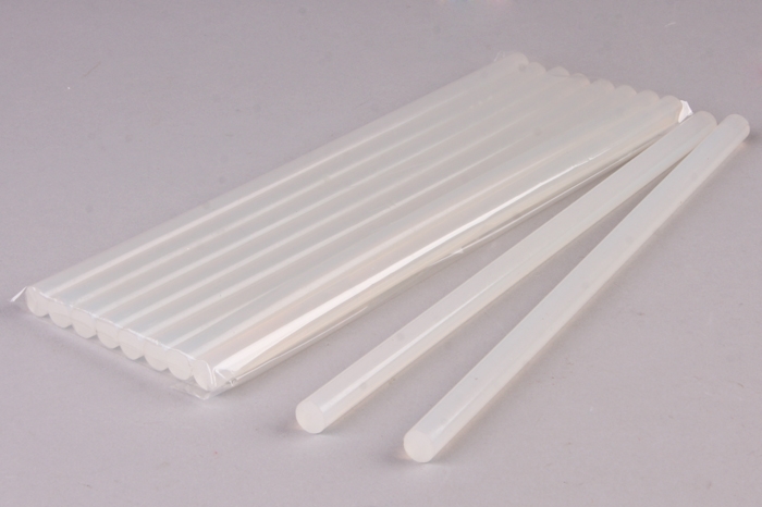 Стержень клеевой для пистолета d11мм, 27см прозрачный (10шт)