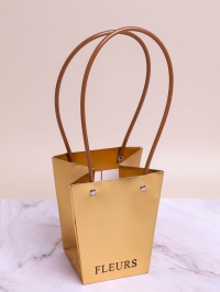 Сумочка подарочная 13х9,5x15,5см 781 золото