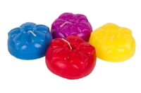 Свеча декоративная Гвоздичка микс h36мм d75мм