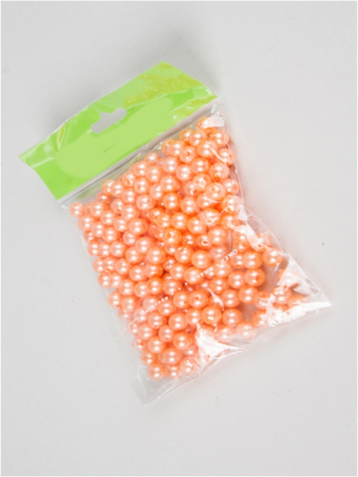 Бусинки  8мм П персиковые
