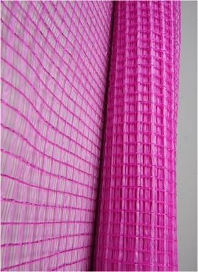 Сетка Акцент с люрексом 53см х 6м розовый яркий