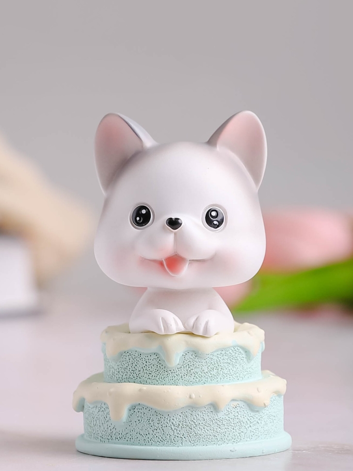 Фигурка Щенок 5х5х8,5см 7017-2 мятный