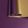 Пленка матовая 65мкм 58см х 10м Золото фиолетовый Пленка матовая 65мкм 58см х 10м Золото фиолетовый