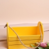 Ящик Флора H17/14х25,5х15см № 6 лимонный