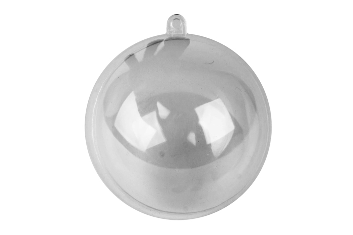 Игрушка елочная Шар прозрачный разборный d5см Игрушка елочная Шар прозрачный разборный d5см