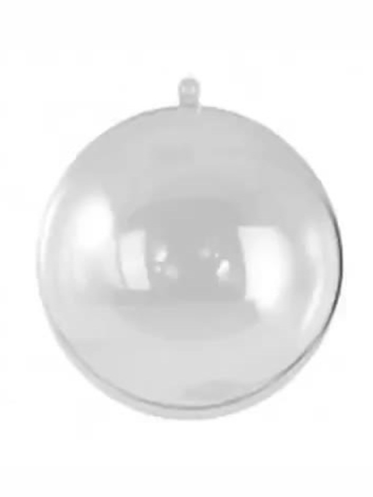 Игрушка елочная Шар прозрачный разборный d5см Игрушка елочная Шар прозрачный разборный d5см