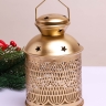 Подсвечник Фонарь металлический 12х19см LNWB-1 золото