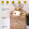 Подсвечник Фонарь металлический 12х19см LNWB-1 золото