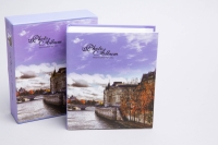 Фотоальбом 10х15см 8103, 40 фото здания сиреневый