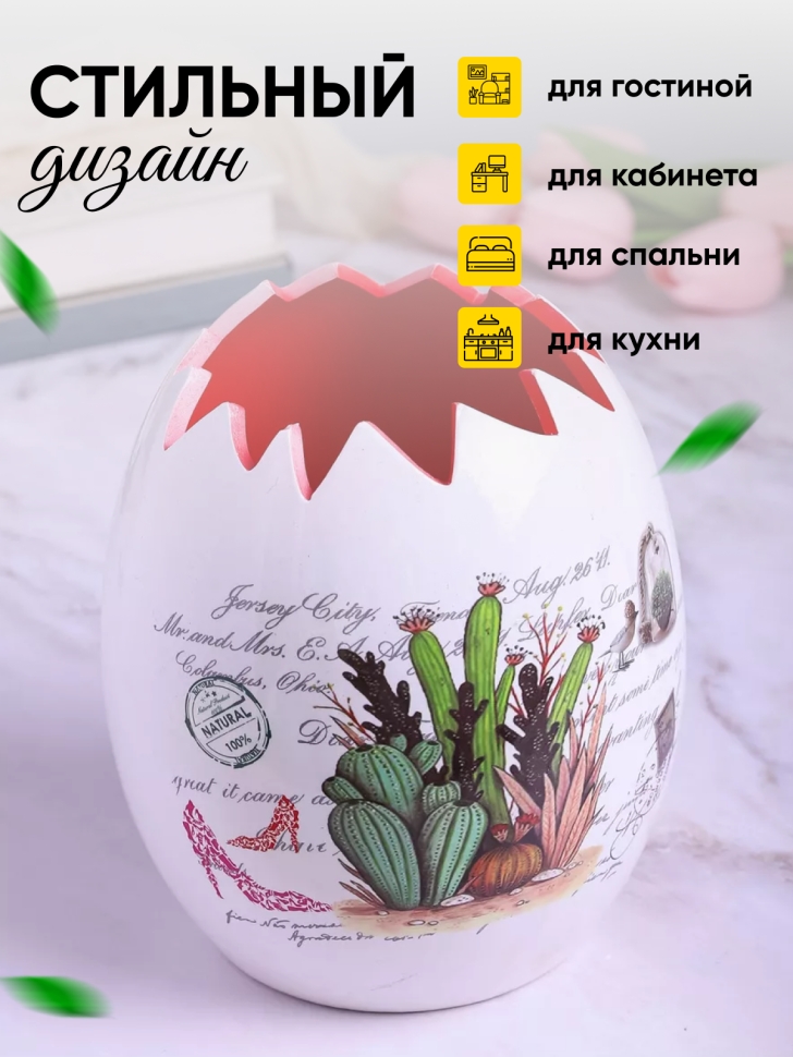 Кашпо керамика 15х17,5см 180105L кактусы красный Кашпо керамика 15х17,5см 180105L кактусы красный