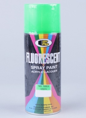 Спрей Краска Bosny 520мл флюоресцентная зеленая