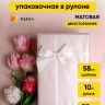 Пленка матовая 50мкм 58см х 10м двухсторонняя Серебро, розовый Пленка матовая 50мкм 58см х 10м двухсторонняя Серебро, розовый