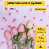 Пленка цветная Клевер 70см розовый пыльный/розовый жемчуг Пленка цветная Клевер 70см розовый пыльный/розовый жемчуг