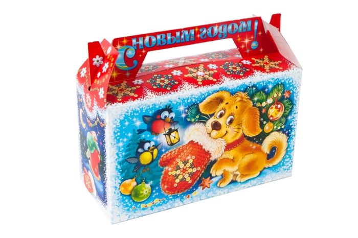 Коробка Д Конфет Новогодняя 0 8кг Морозко