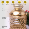 Подсвечник Фонарь металлический 12х19см LNWB-2 золото