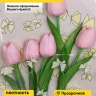 Пленка цветная 60см Мотыльки желтый нежный Пленка цветная 60см Мотыльки желтый нежный