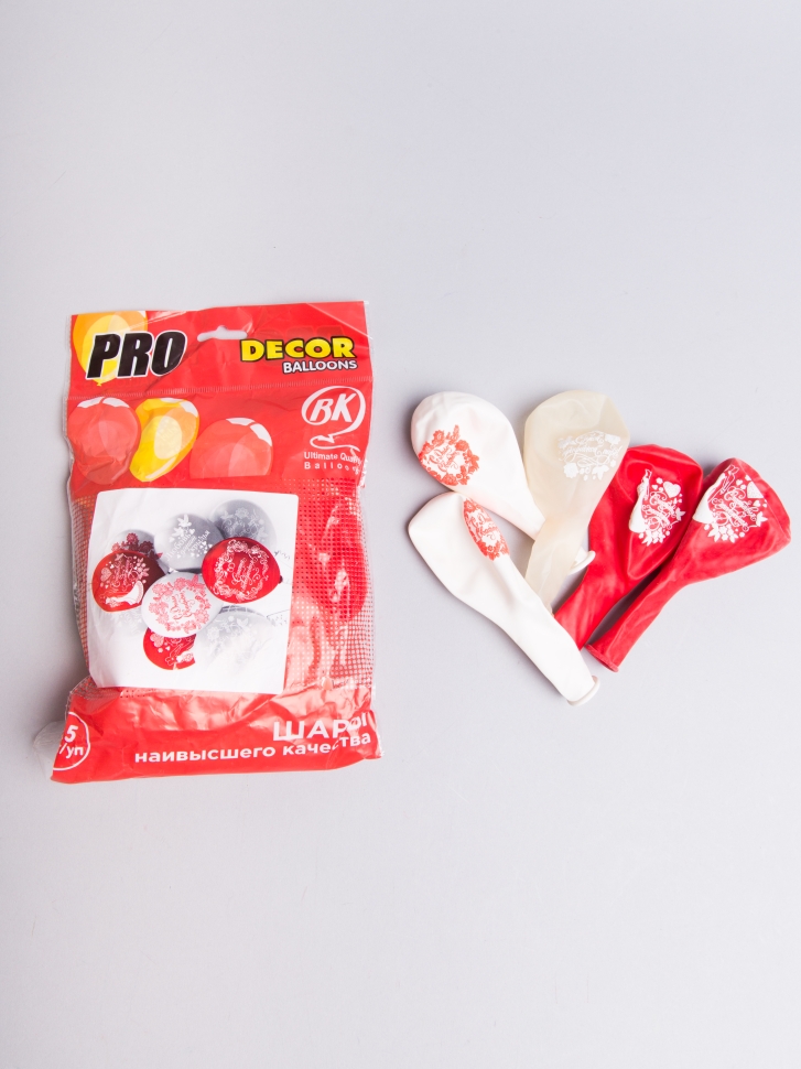 Шар воздушный 12"/30см 25шт. "Свадьба Красная" Шар воздушный 12"/30см 25шт. "Свадьба Красная"