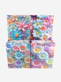 Сумочка Цветы 8846 26х32x10см микс