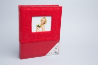 Фотоальбом 200 фото 10х15см P-012, красный