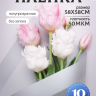 Пленка матовая 58смх58см 10 листов 50мкм кант 13 серебро