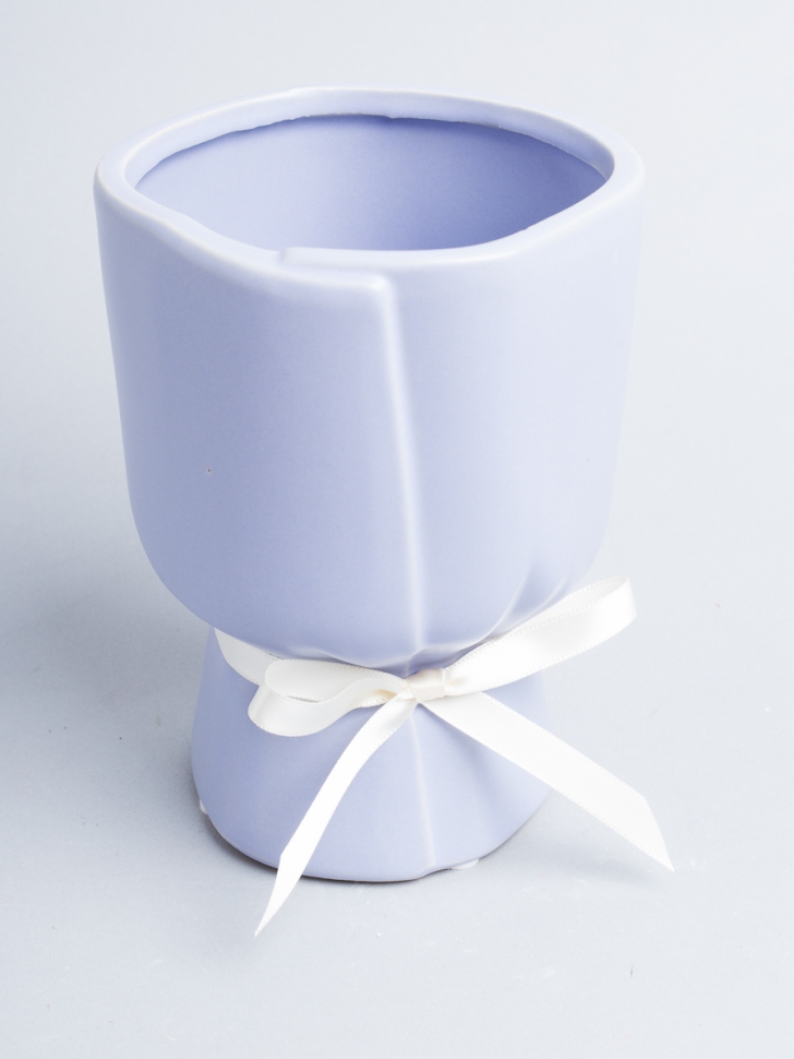 Ваза керамика 15х11см 295S сиреневый Ваза керамика 15х11см 295S сиреневый