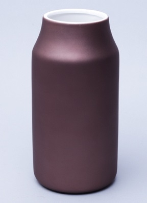 Ваза керамика 25х11х8см 960H465M бордовый