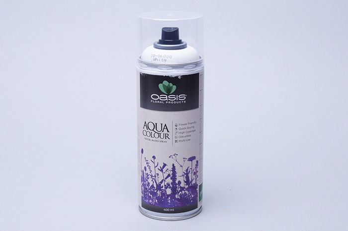 Спрей Краска Floralife 400мл Aqua белый