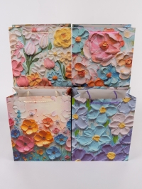 Сумочка Цветы 530-074 26х32x12см микс