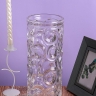 Ваза стекло Трубка H29 D13см К 4 рельефная