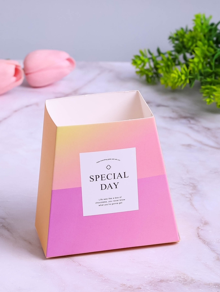 Плайм пакет H10 L6 B10 градиент розовый