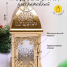 Подсвечник Фонарь металлический 10х10х20см LNWB-4 золото