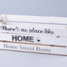 Ящик деревянный интерьерный 40х20х12см "Home" веревочные ручки белый