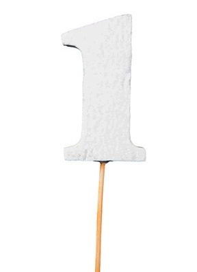 Вставка Цифра "1" 8,5см пенопласт Вставка Цифра "1" 8,5см пенопласт