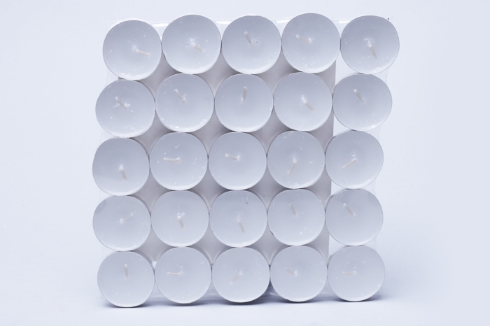 Свеча чайная D37,5мм 25шт