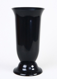 Ваза гладкая D19 H34 черная