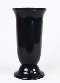 Ваза гладкая D19 H34 черная 