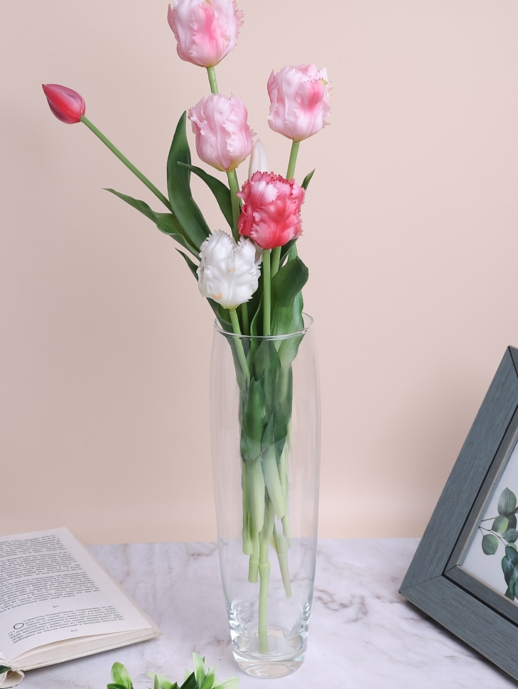 Ваза стекло FINO №2751 D7,5x30см