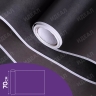 Бумага белая крафт 50г/м2, 70см x 10м, Тонировка 2-х сторонняя, чёрный/шоколад Бумага белая крафт 50г/м2, 70см x 10м, Тонировка 2-х сторонняя, чёрный/шоколад