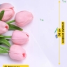 Пленка матовая 60мкм 58см х 10м РЦ мелкоцвет синий на белом Пленка матовая 60мкм 58см х 10м РЦ мелкоцвет синий на белом