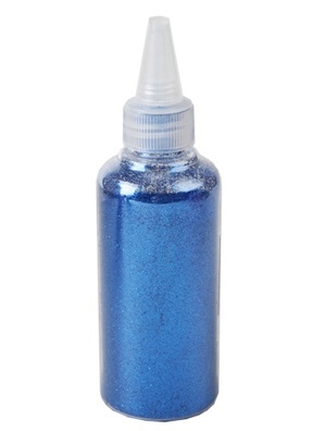 Блестки 80г К с дозатором синие Блестки 80г К с дозатором синие