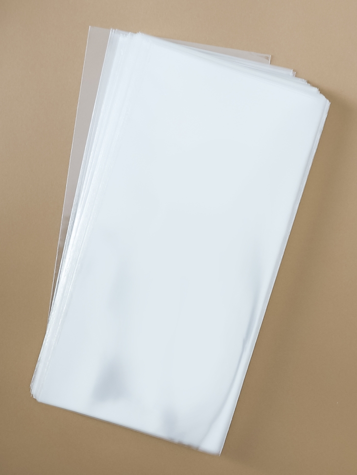 Пакет прозрачный/прозрачный  12х35cм 100 шт