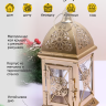 Подсвечник Фонарь металлический 10х10х20см LNWB-5 золото